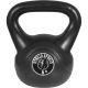 Gorilla Sports Kettlebell činka, plast, černá, 6 kg