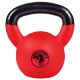 Gorilla Sports kettlebell činka, pogumovaný povrch, 16 kg