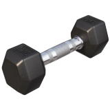 Gorilla Sports Šestihranná pogumovaná činka, 2 kg
