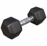 Gorilla Sports Šestihranná pogumovaná činka, 6 kg
