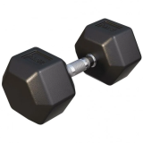 Gorilla Sports Šestihranná pogumovaná činka,  22,5 kg