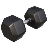 Gorilla Sports Šestihranná pogumovaná činka, 35 kg