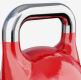 Gorilla Sports Soutěžní kettlebell, červený, 32 kg