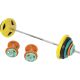 Činkový set 100 kg s gripper kotouči a hvězdicovým uzávěrem