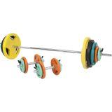 Činkový set 100 kg s gripper kotouči a pružinovým uzávěrem