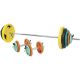 Činkový set 100 kg s gripper kotouči a pružinovým uzávěrem