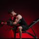 Posilovací lavice s bicepsovou opěrkou 7 poloh nosnost 250kg