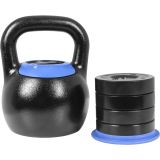 Gorilla Sports Kettlebell, nastavitelná hmotnost 16 - 24 kg