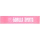 Gorilla Sports Fitness guma 10 lb, růžová