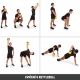Gorilla Sports kettlebell činka, pogumovaný povrch, 22 kg