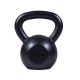 Gorilla Sports Kettlebell činka, litinová, černá, 28 kg
