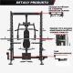 Multipress s lavicí a kladkou, vedená osa 250 kg