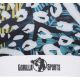Gorilla Sports Sportovní podprsenka, bílá/modrá, XS