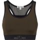Gorilla Sports Sportovní podprsenka, černá/olivová, M