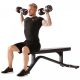 Gorilla Sports Posilovací lavice 142 x 73,5 x 47 cm, černá