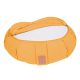 Gorilla Sports Polštář na jógu půlměsíc, oranžový