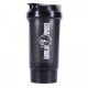 Gorilla Sports Shaker s přihrádkou, 500 ml, černý