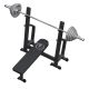 Bench press lavice s olympijskou osou a kotouči 130 kg