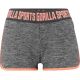 Gorilla Sports Dámské funkční kraťasy, šedá/růžová, XL