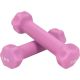 Gorilla Sports Jednoruční činky 2 x 0,5 kg, růžové