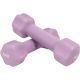 Gorilla Sports Jednoruční činky 2 x 1 kg, fialové