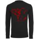 Gorilla Sports Sportovní tričko, černá/červená, 2XL