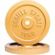 Gorilla Sports Sada zátěžových kotoučů, zlatý, 2 x 15 kg
