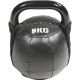Gorilla Sports Kettlebell 8 kg, kožený, černý