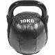 Gorilla Sports Kettlebell 10 kg, kožený, černý