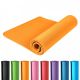 Gorilla Sports Podložka na jógu 173 x 61 cm, 10 mm, oranžová