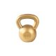 Gorilla Sports Kettlebell zlatý, litina, 16 kg