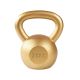 Gorilla Sports Kettlebell zlatý, litina, 28 kg