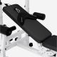Gorilla Sports Multifunkční posilovací věž, 100 kg, bílá