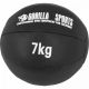 Gorilla Sports Sada kožených medicinbalů, 55 kg, černý