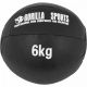 Gorilla Sports Sada kožených medicinbalů, 55 kg, černý