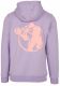 Gorilla Sports Mikina s kapucí, fialová/korálová L